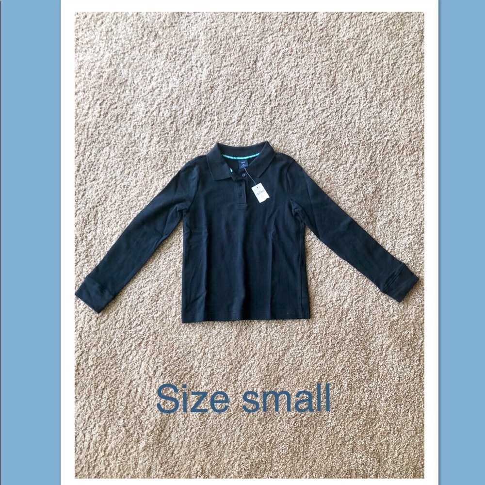 Gap kids blue long sleeves polo shirt